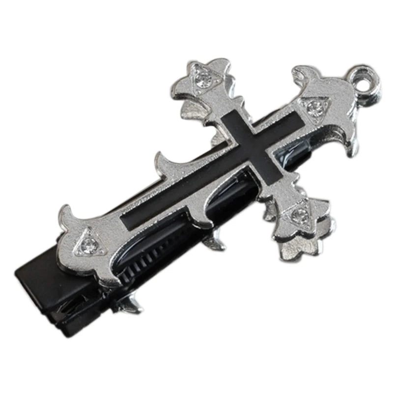 Gothic Cross Hair Clip