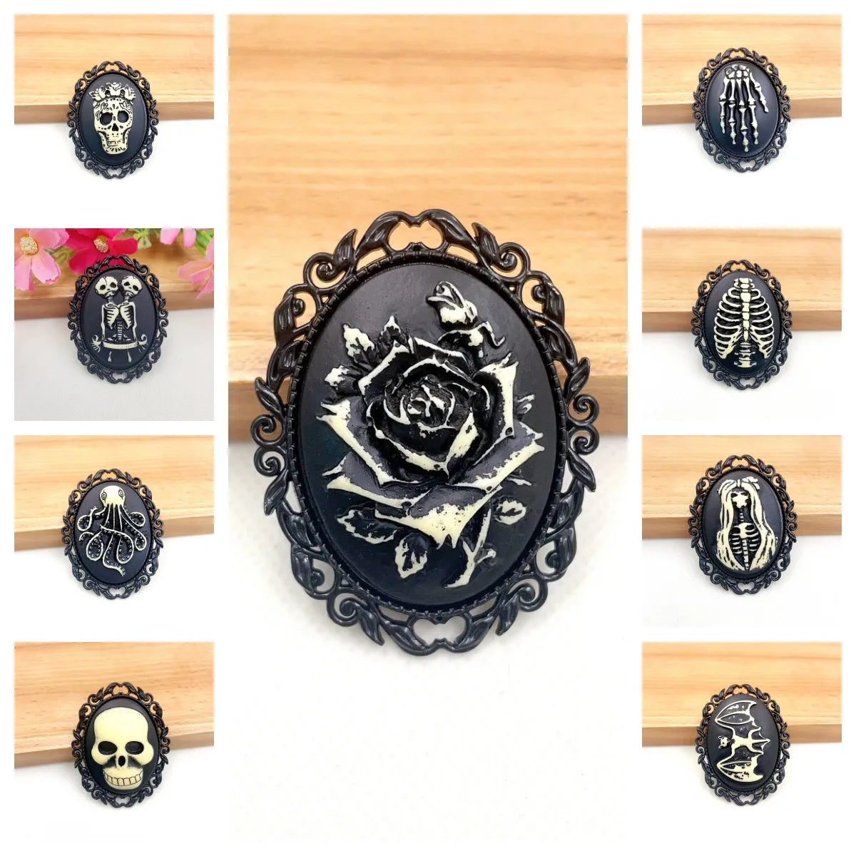 Gothic Cross Brooch