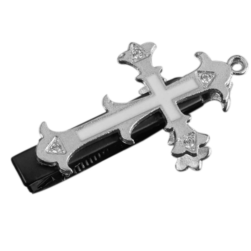 Gothic Cross Hair Clip