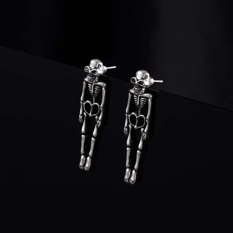 Halloween Skull Drop Earrings