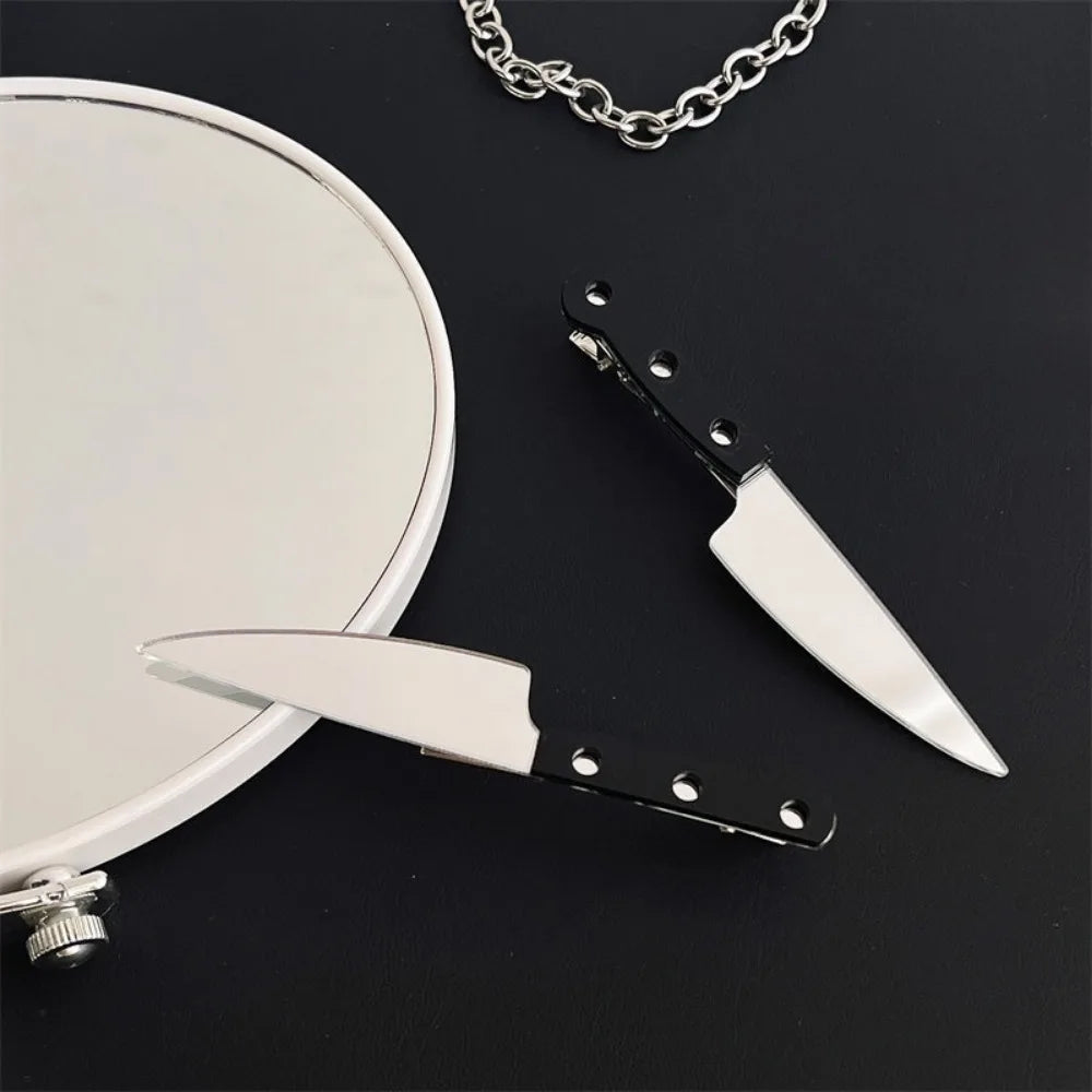 Gothic Knife Hair Clips