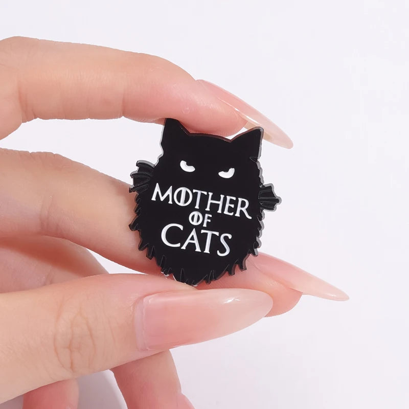 Mother of Cats Enamel Pin