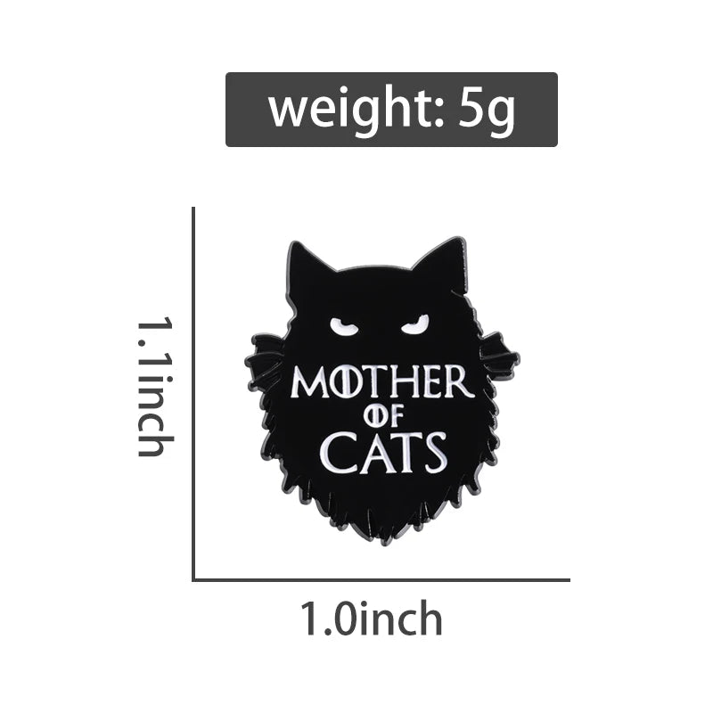 Mother of Cats Enamel Pin