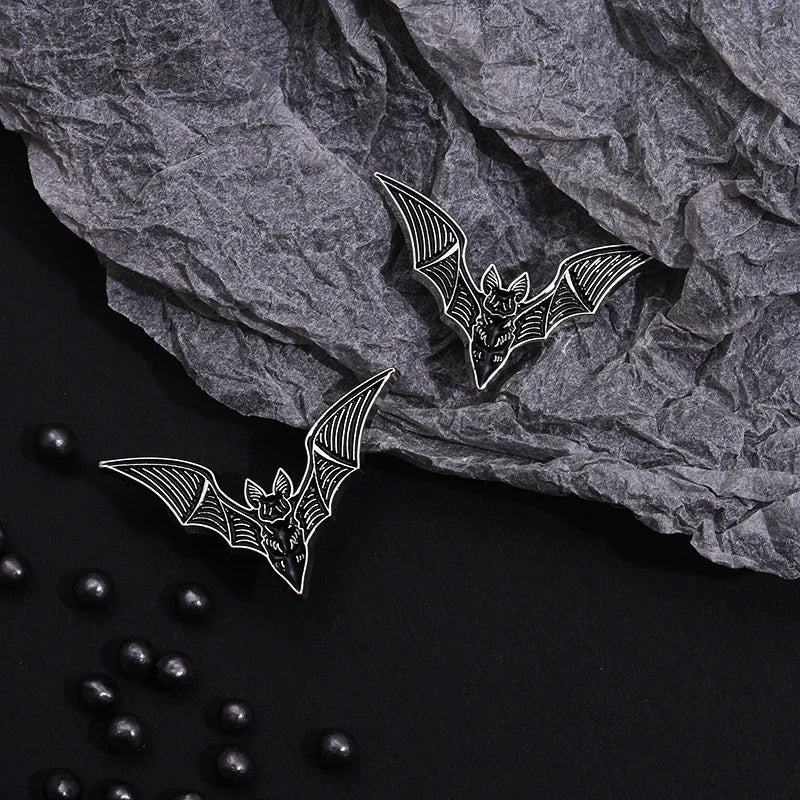 Bat Enamel Pin Set