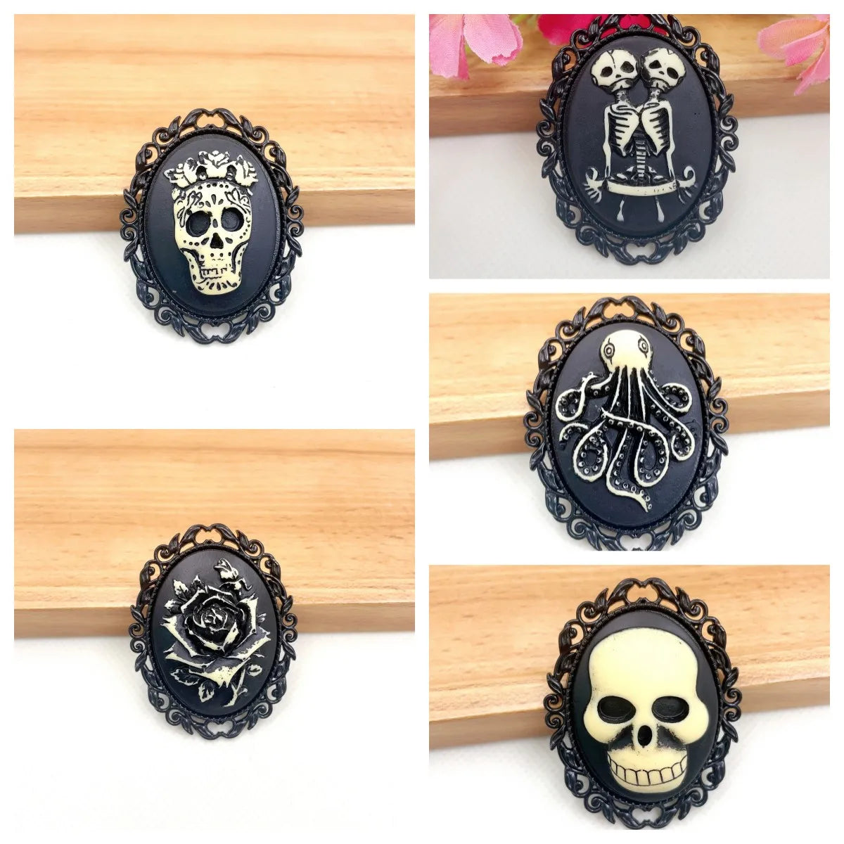 Gothic Cross Brooch