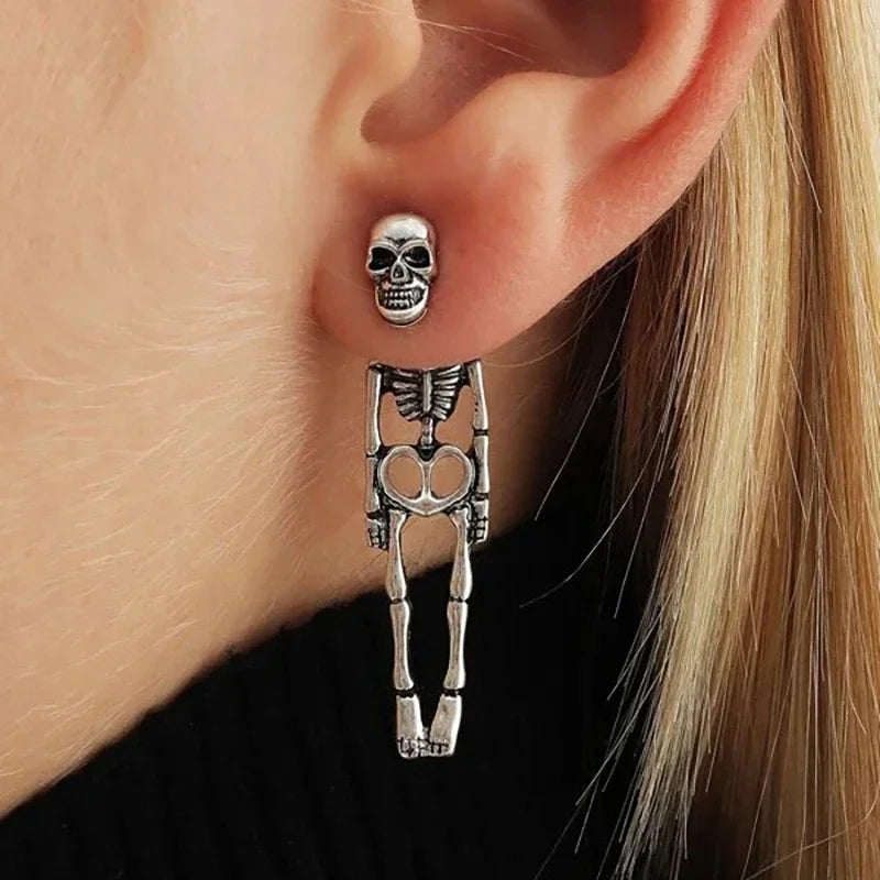 Halloween Skull Drop Earrings