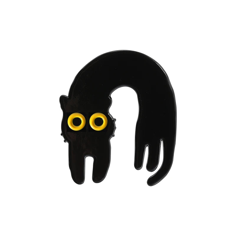 Black Cat Enamel Pin