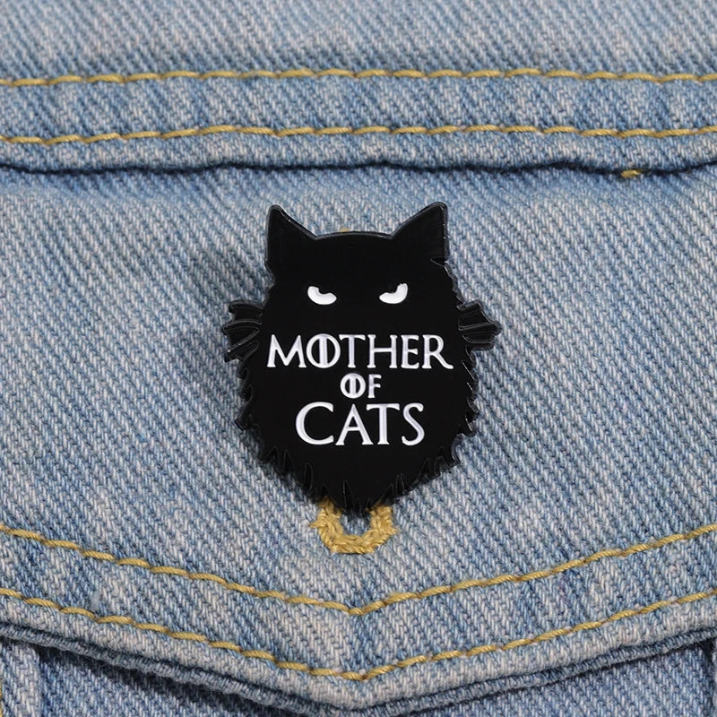 Mother of Cats Enamel Pin