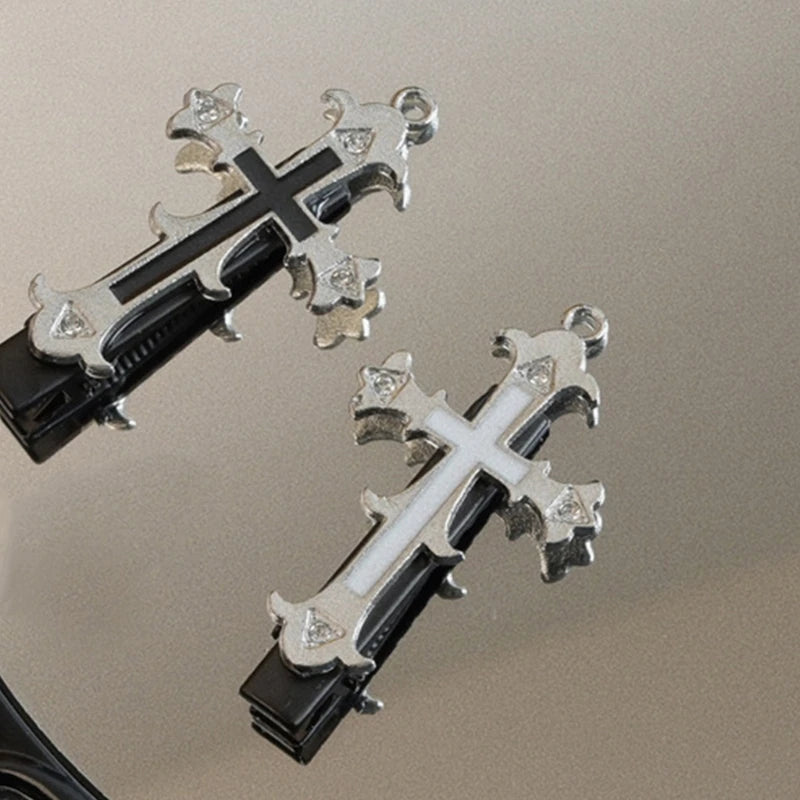 Gothic Cross Hair Clip