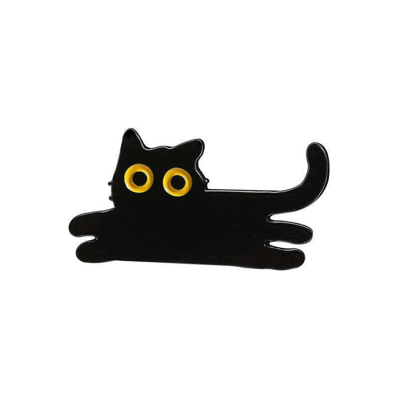 Black Cat Enamel Pin