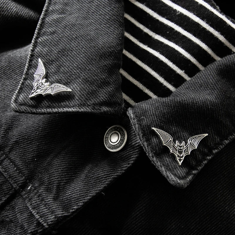 Bat Enamel Pin Set