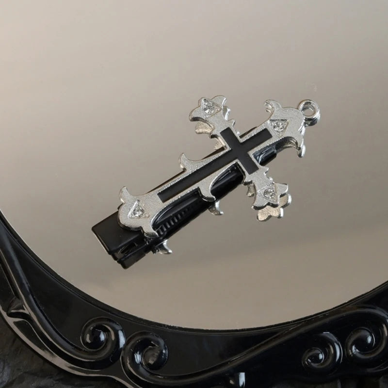 Gothic Cross Hair Clip
