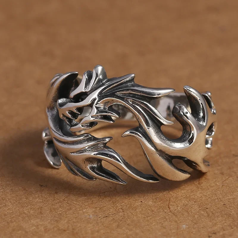 Rose Thorn Couple Ring