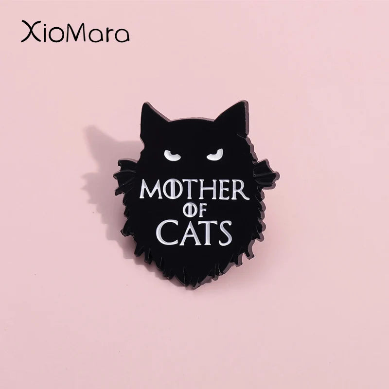 Mother of Cats Enamel Pin