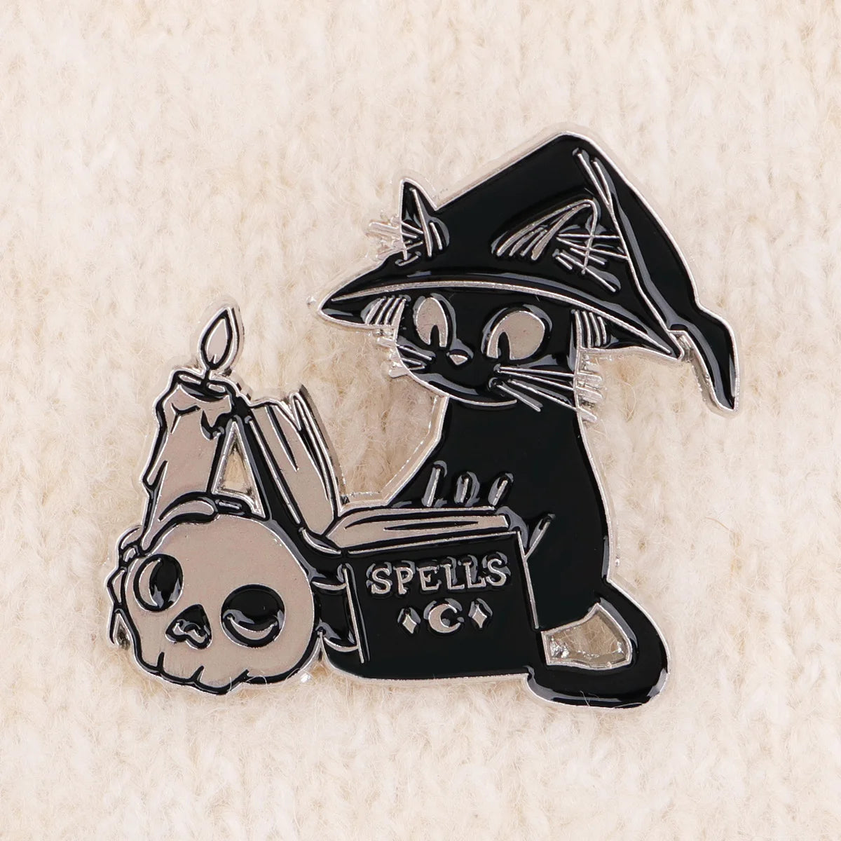 Wizard Hat Cat Pin