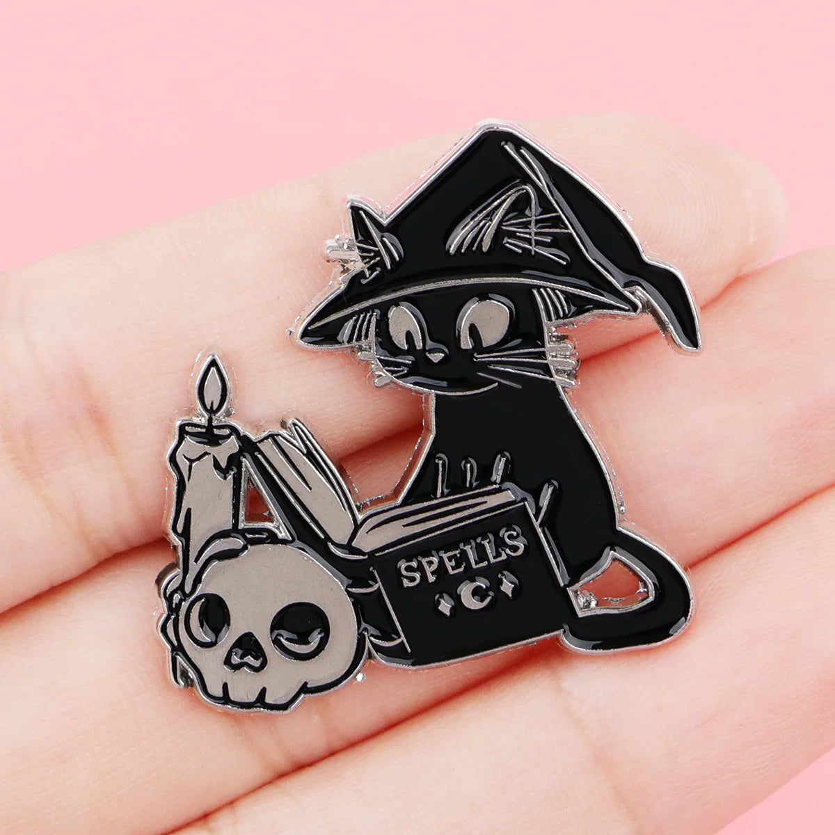 Wizard Hat Cat Pin