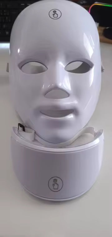 7 Colors Led Facial Mask With Neck Red Light Therapy Mask For Skin Tightening Lifting Anti-aging Bio-Light Beauty Whitening Home